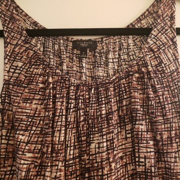 Talbots sleeveless multi color top - Picture 4 of 4